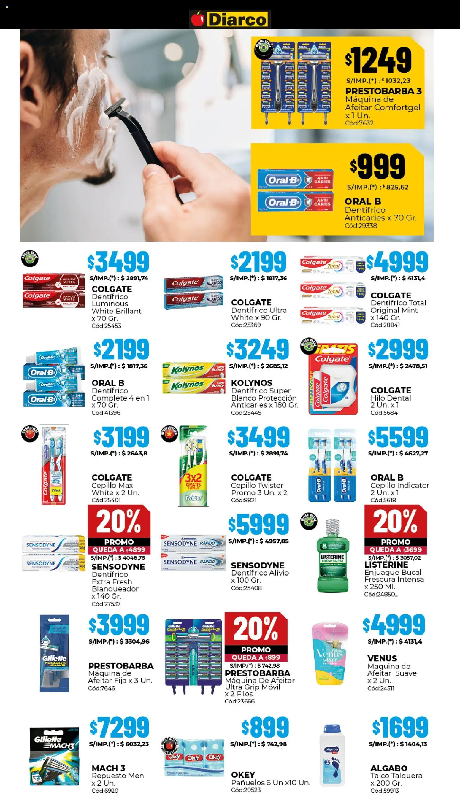 Diarco - Ofertas Gba │ válido desde el 08.12.2025 | Página: 15 | Productos: Movil, Maquina de afeitar, Cepillo, Enjuague bucal