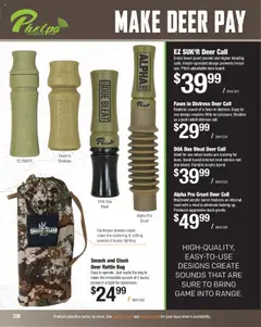 Preview of Cabela's weekly ads valid from 11.08.2025 | Page: 336 | Products: Acrylic, Rivet, Game, Bag