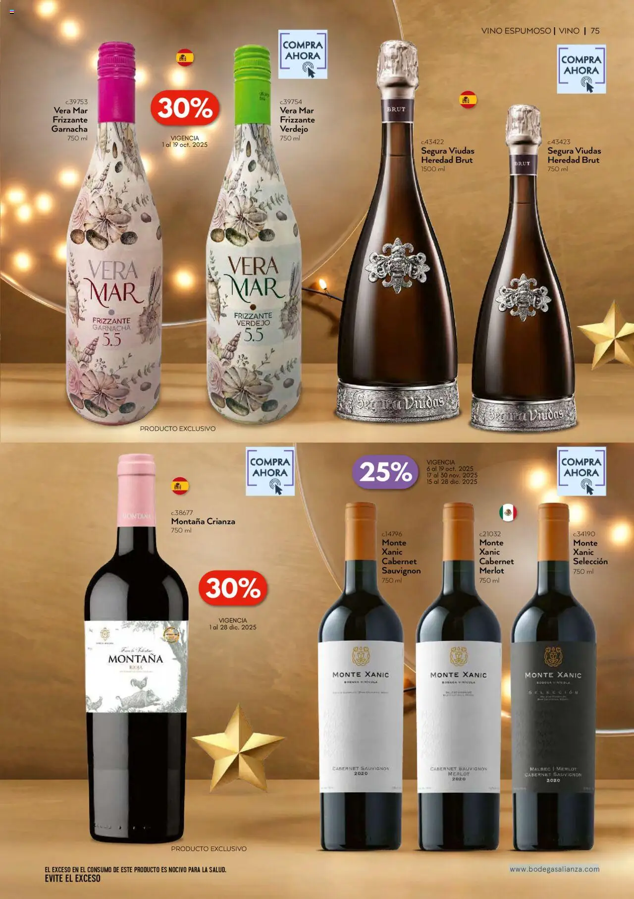 Nuevas ofertas de Bodegas Alianza válidas en toda la República Mexicana desde el 01.10.2025. ¡Encuentra las mejores ofertas en Bodegas Alianza - Catálogo Cava Morada! | Página: 77 | Productos: Vino