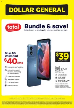 Preview of Dollar General weekly ads valid from 21.09.2025