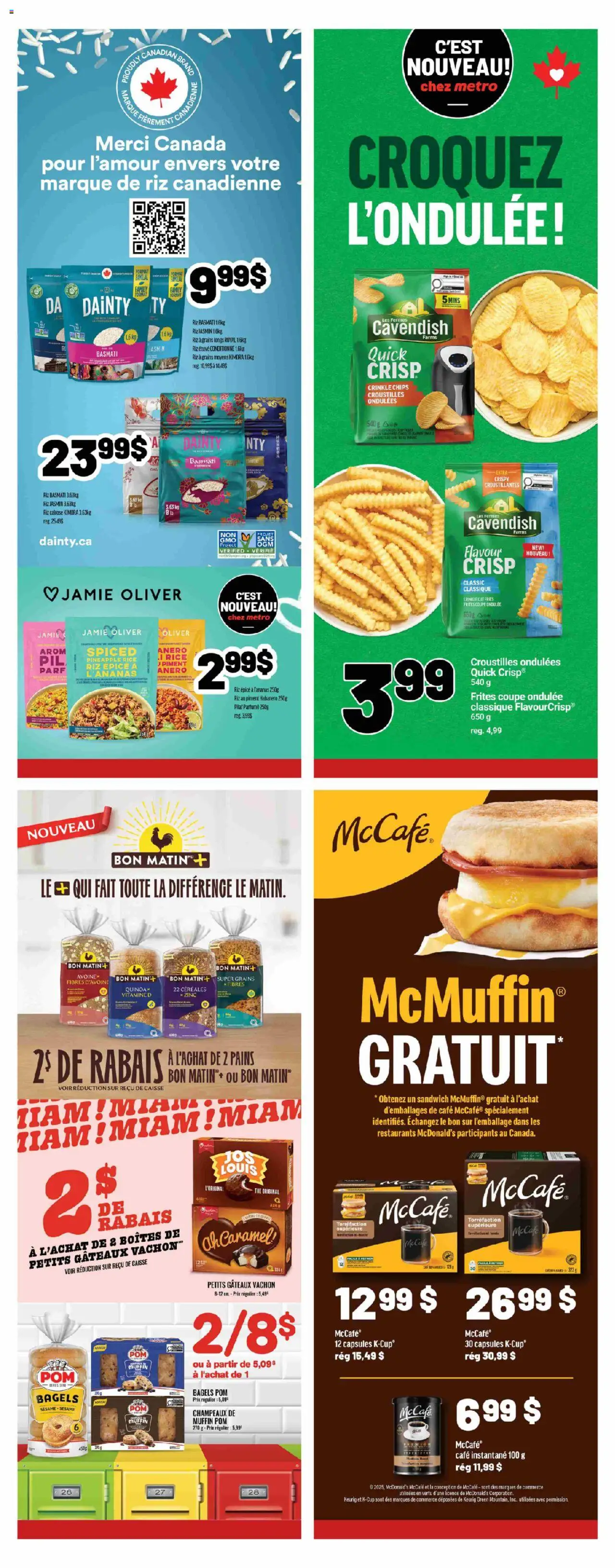 Metro flyer valid from 18.09.2025 | Page: 20 | Products: Rice, Pineapple, Chips, Ham