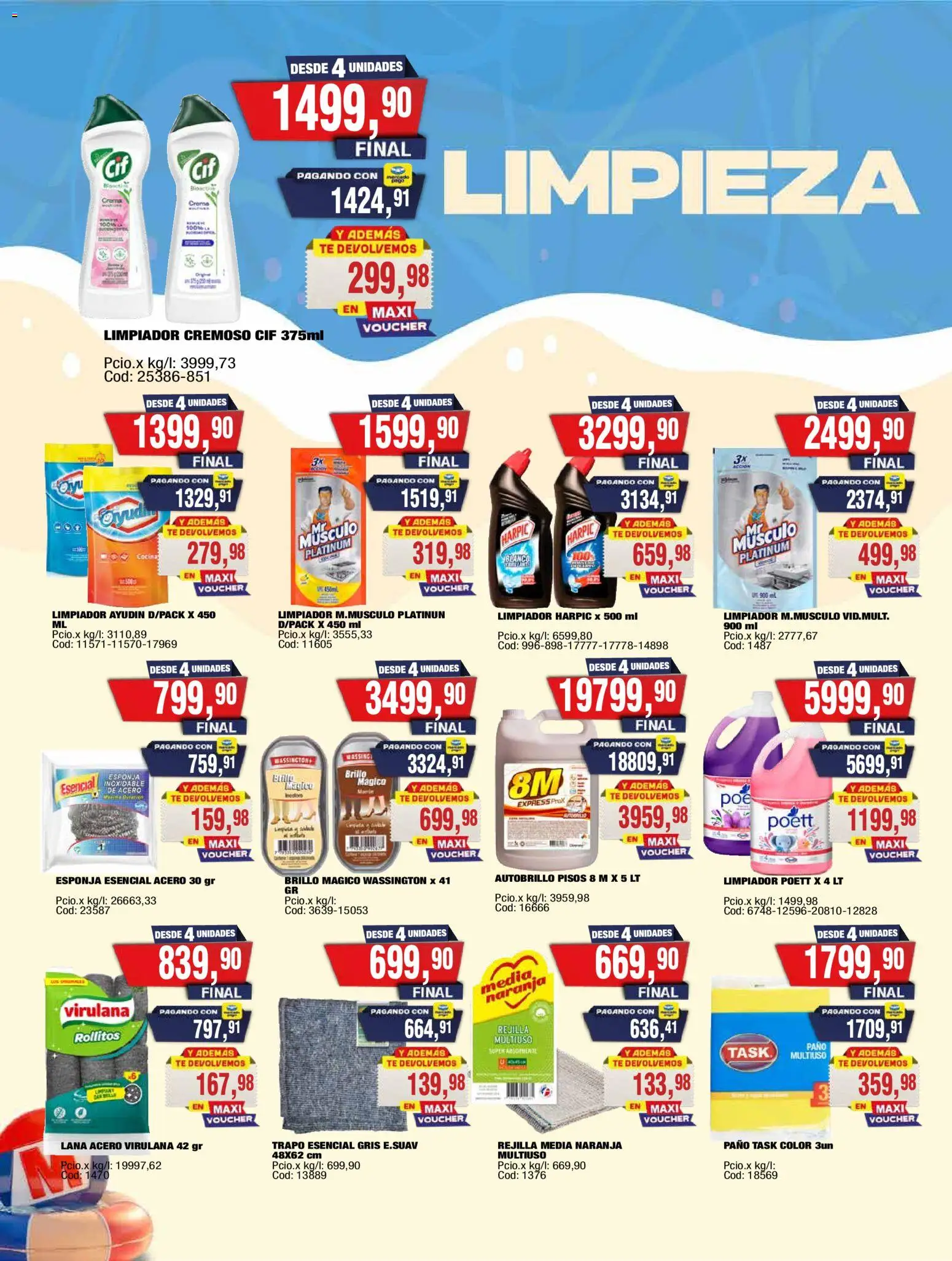 Maxiconsumo ofertas │ válido desde el 05.01.2026 | Página: 22 | Productos: Cocina, Rejilla, Té, Limpiador