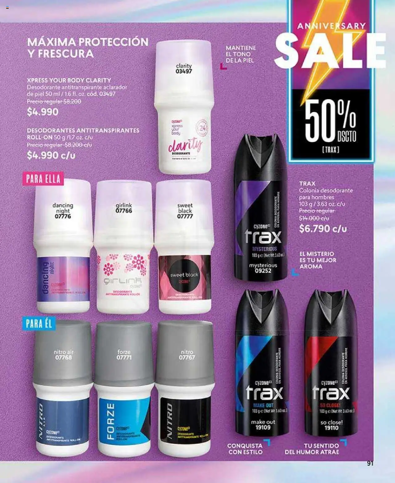 Catálogo CyZone Campaña 10 │ válido desde el 02.06.2025 | Página: 99 | Productos: Body, Desodorante, Antitranspirante