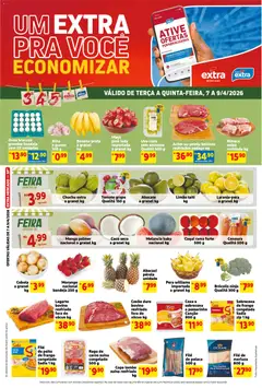 Extra ofertas de Mercado Terça e Quinta - Pré-Visualização do folheto da loja Extra, válido de 07.04.2026