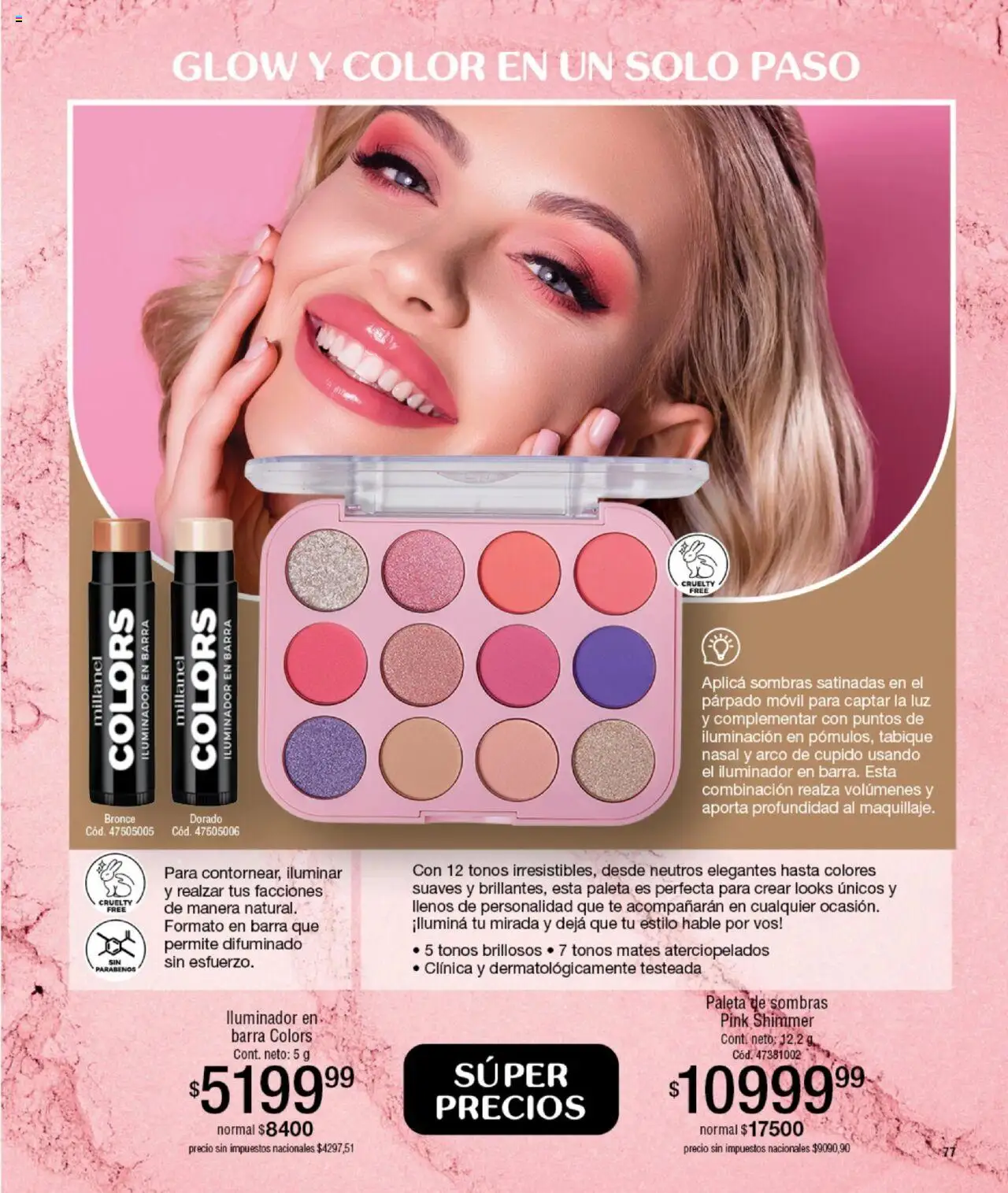 Millanel catálogo │ válido desde el 15.09.2025 | Página: 77 | Productos: Movil, Iluminador, Paleta, Té