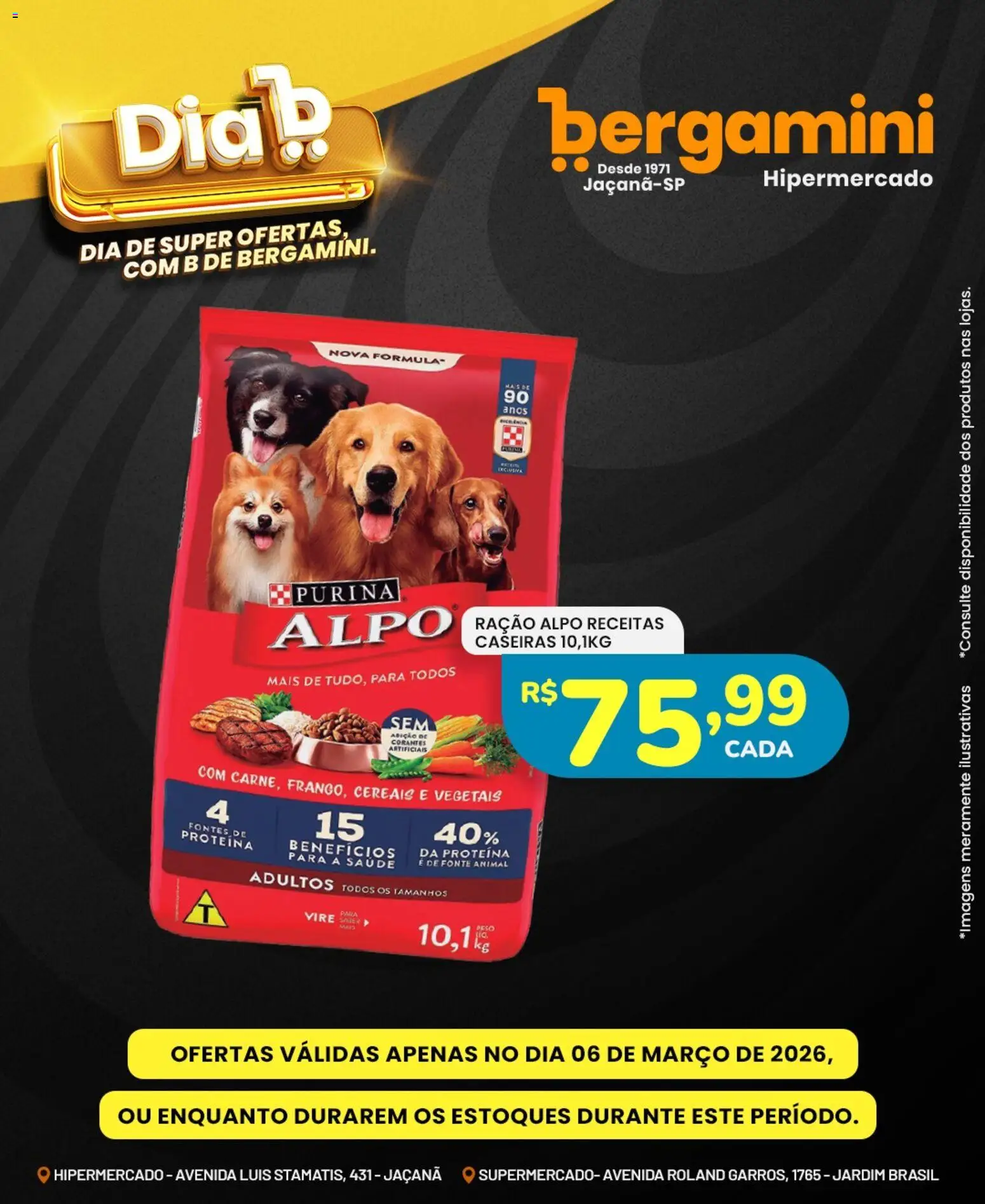 Supermercado Bergamini Folheto - válido de 06.03.2026 | Página: 19 | Produtos: Cereais