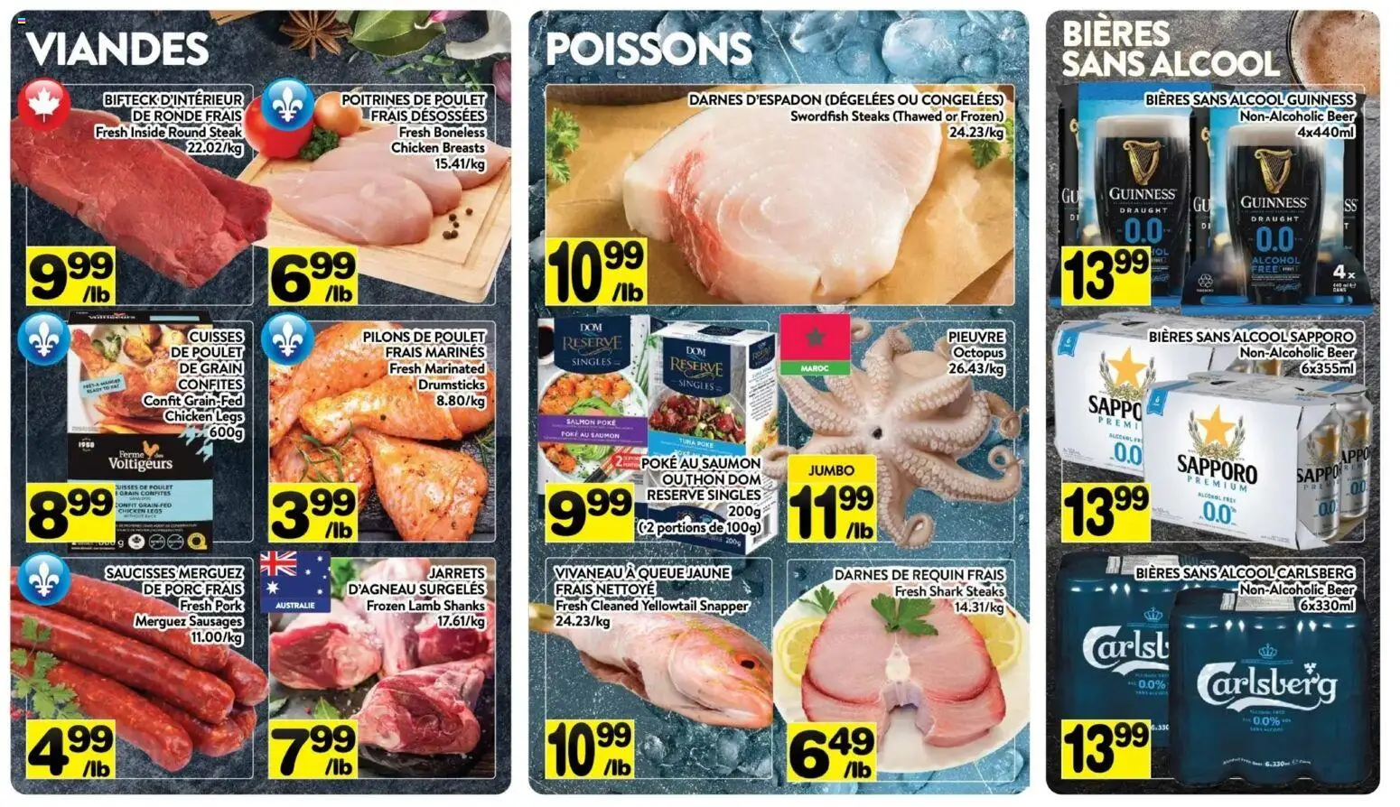 Pa Supermarché flyer valid from 16.02.2026 | Page: 4 | Products: Chicken breasts, Beer, Chicken, Pork