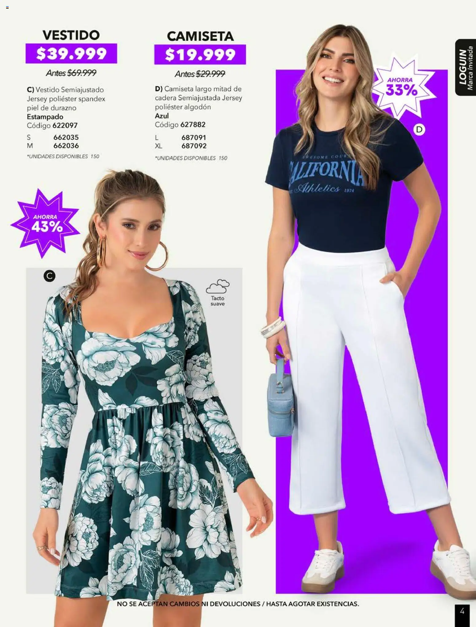 Pacifika revista - valida desde el 01.08.2026 | Página: 201 | Productos: Algodón, Camiseta, Vestido, Durazno