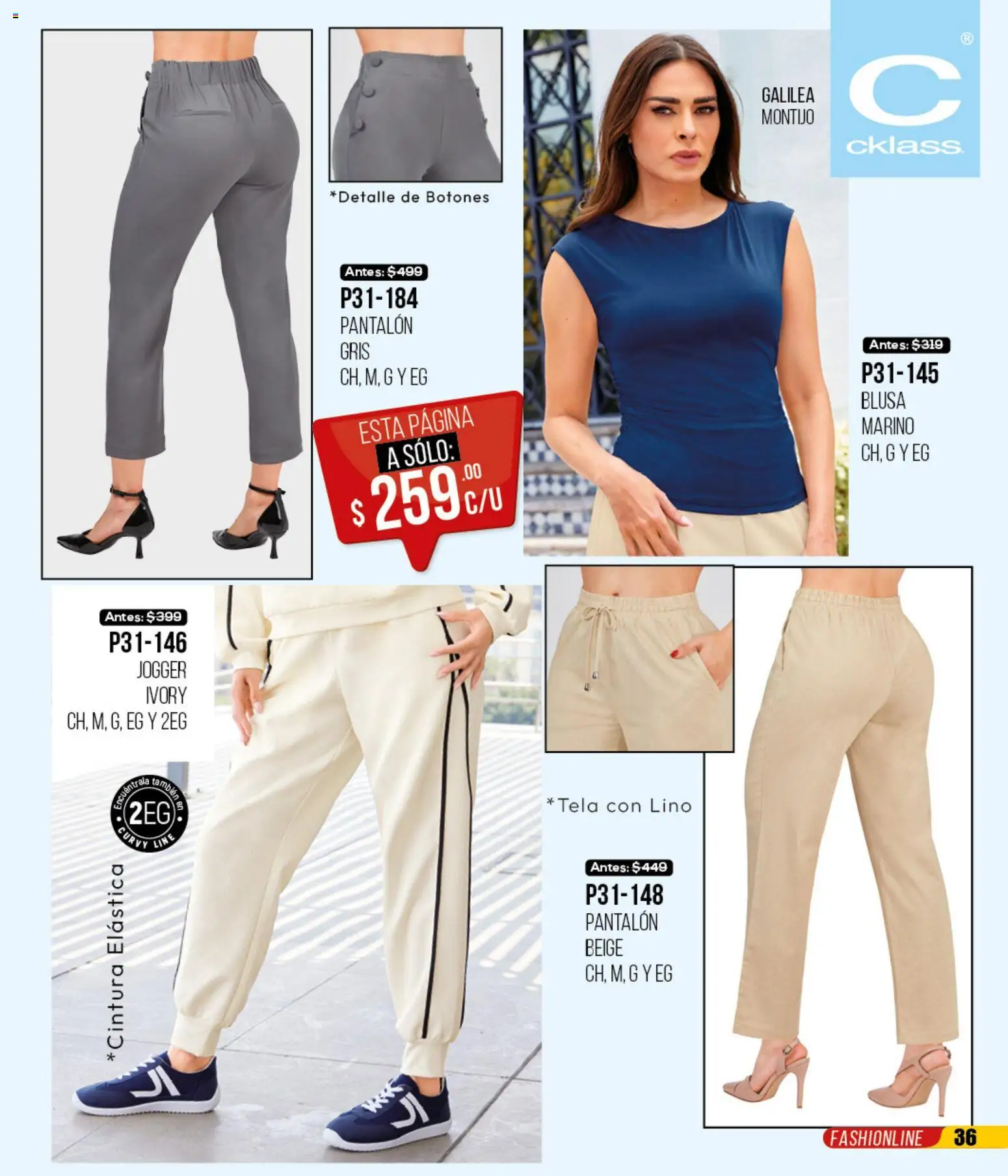 Nuevas ofertas de Cklass válidas en toda la República Mexicana desde el 12.01.2026. ¡Encuentra las mejores ofertas en Cklass catálogo Mega Ofertas Ropa! | Página: 37 | Productos: Blusa