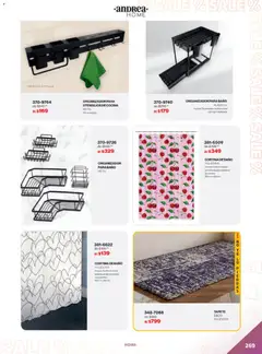 Vista previa de Andrea catálogo Outlet, nuevo folleto de la tienda, válido en México a partir del 21.12.2025 | Página: 269 | Productos: Toalla, Organizador, Cocina, Utensilios de cocina