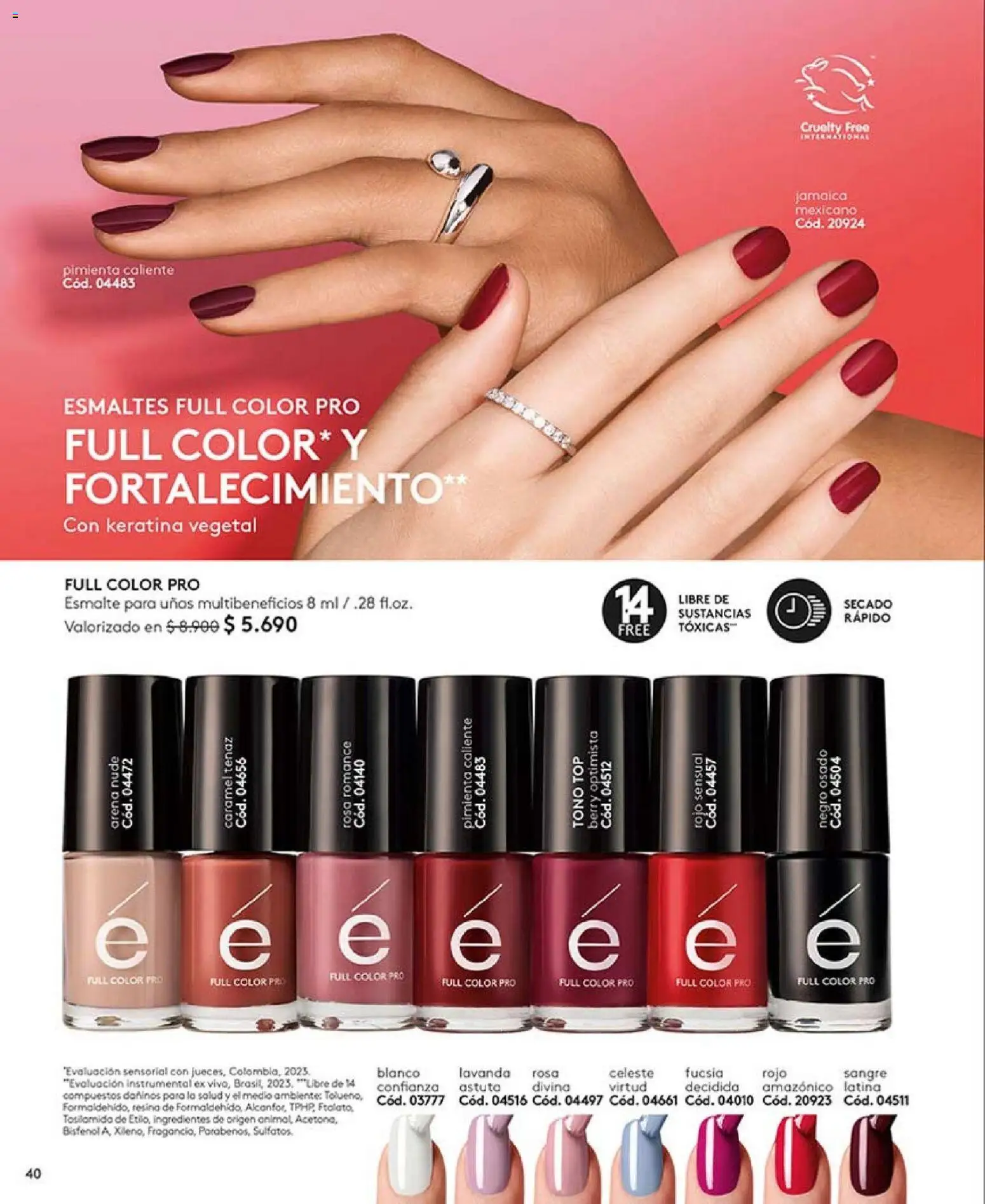 Catálogo Ésika Campaña 4 │ válido desde el 15.02.2026 | Página: 40 | Productos: Pimienta, Top