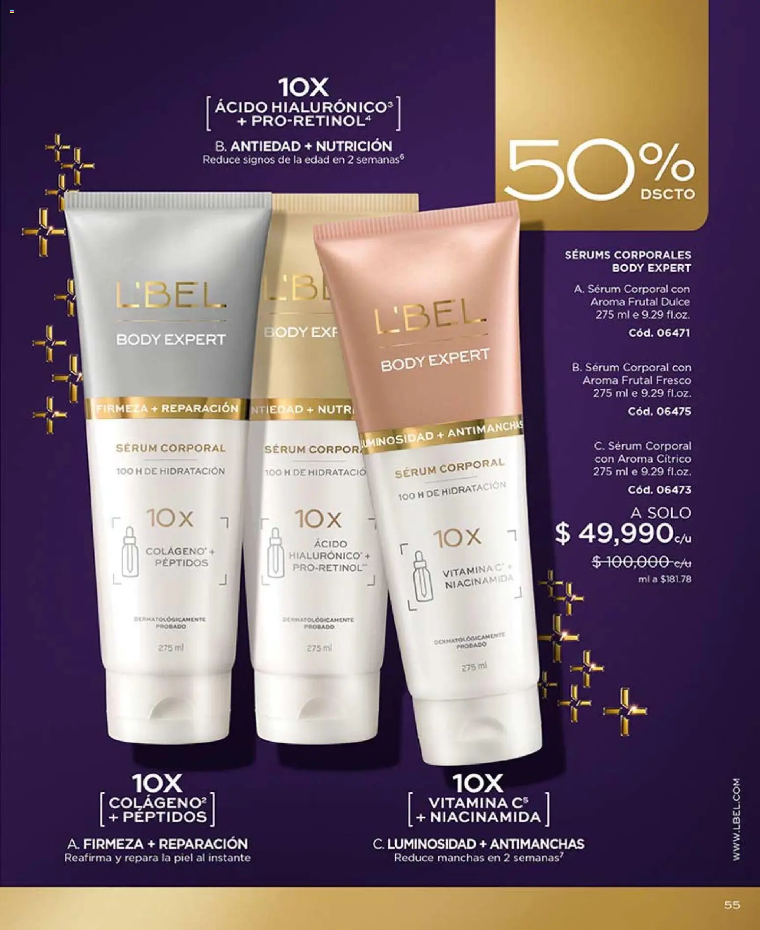 L'Bel revista - valida desde el 03.04.2026 | Página: 55 | Productos: Body, Serum