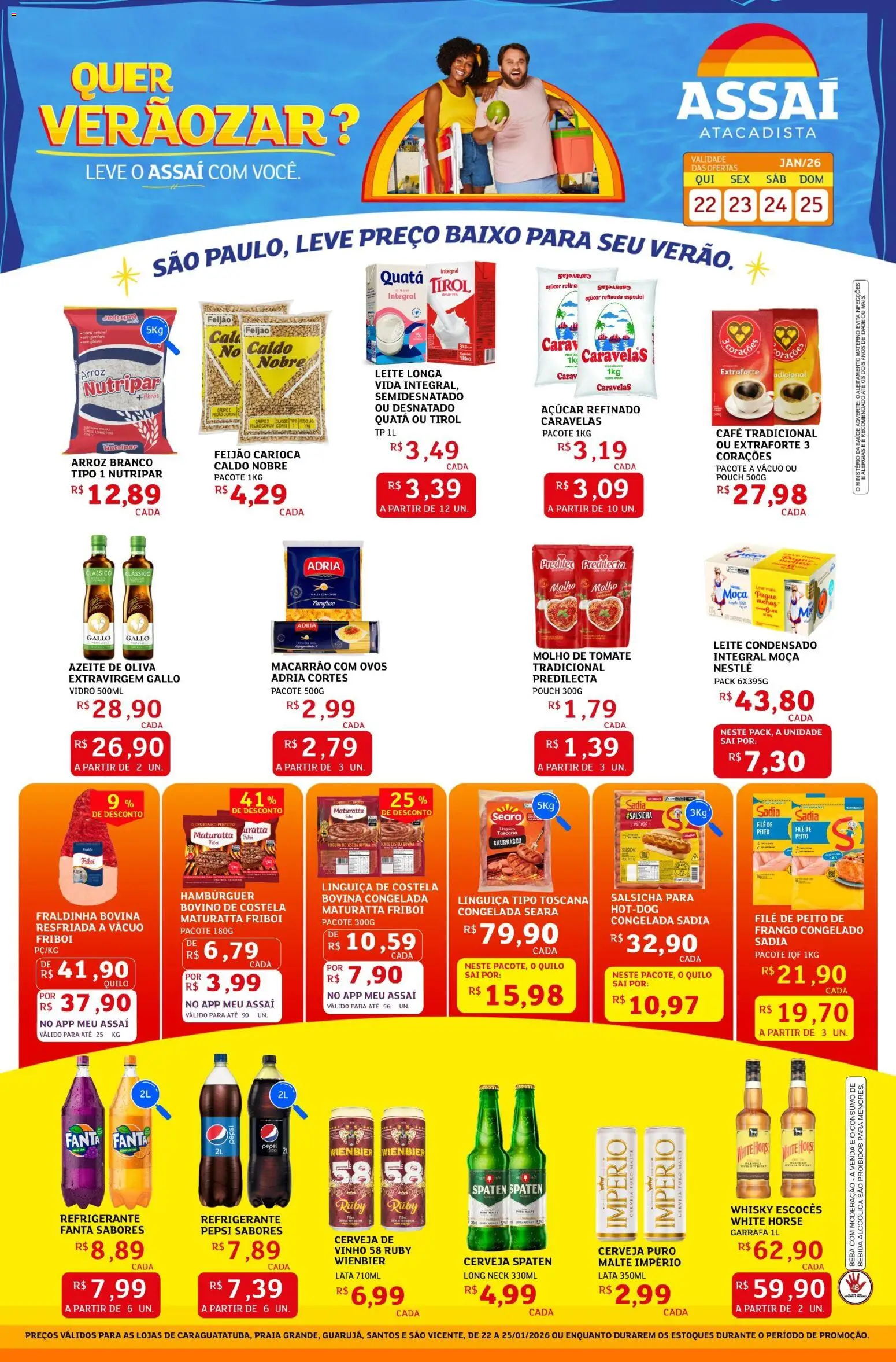 Assaí Atacadista Folheto - válido de 22.01.2026 | Página: 1