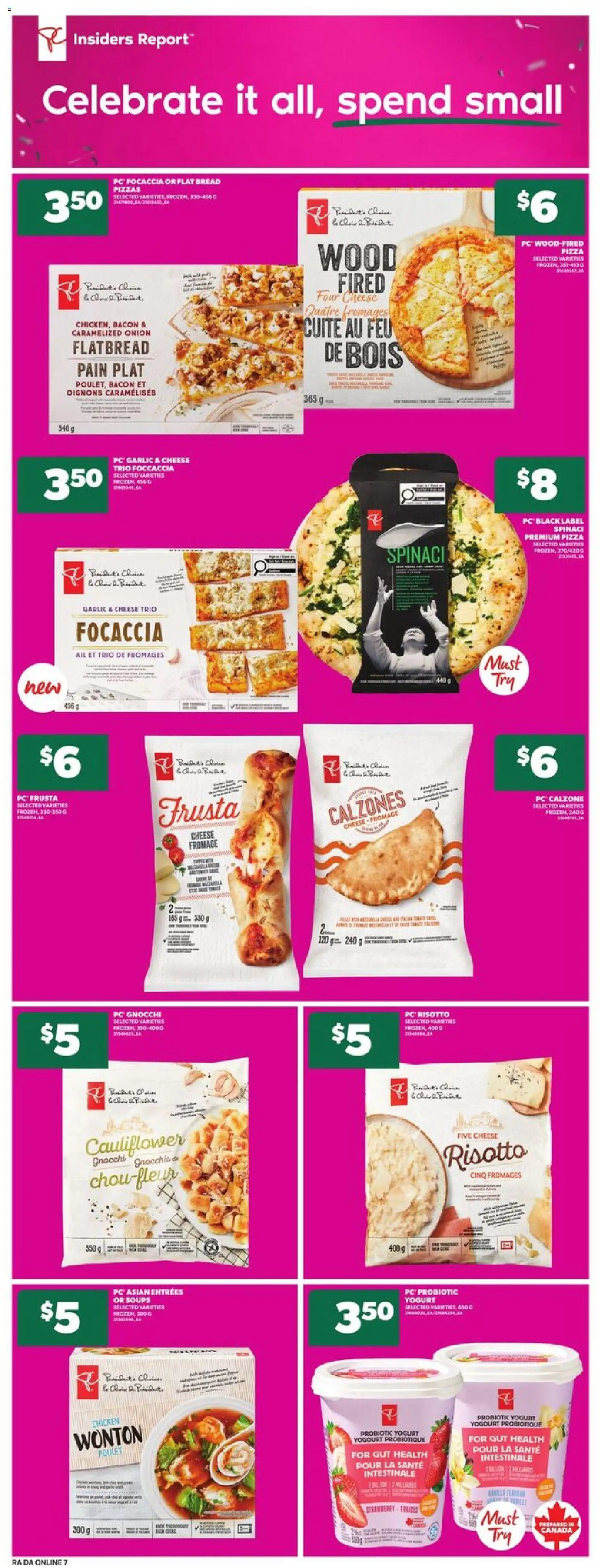 Atlantic Superstore flyer valid from 04.12.2025 | Page: 14 | Products: PC, Cheese, Bread, Pizza