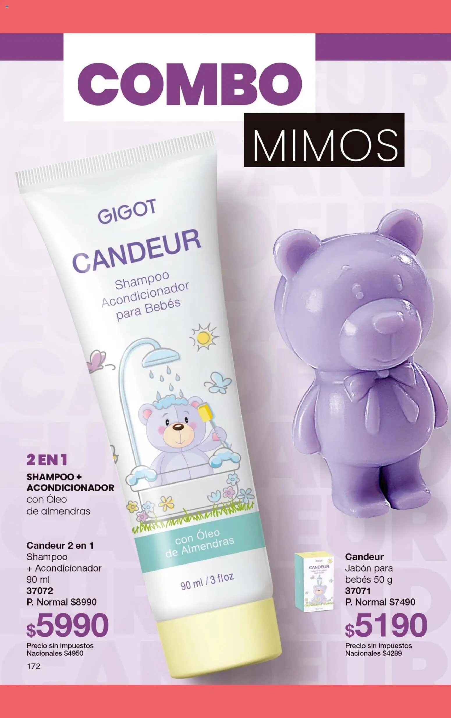 Gigot - CAMPAÑA 07 │ válido desde el 01.04.2026 | Página: 178 | Productos: Almendras, Shampoo, Acondicionador, Jabón