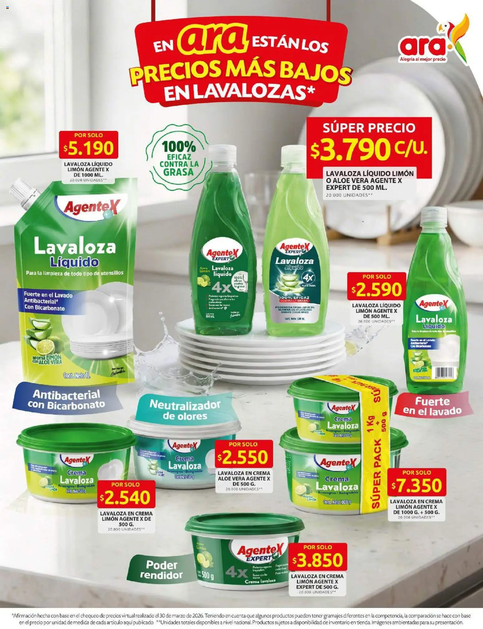 Ara revista - valida desde el 09.04.2026 | Página: 4 | Productos: Crema, Limón, Loción tonificante