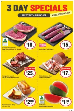 Preview of IGA - 3 Day Specials - valid from 17.10.2025