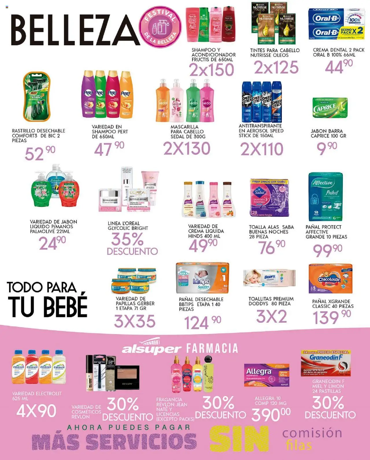 Nuevas ofertas de Alsuper válidas en toda la República Mexicana desde el 14.10.2025. ¡Encuentra las mejores ofertas en Alsuper - Folleto Zacatecas! | Página: 4 | Productos: Jabón líquido, Rastrillo, Toalla, Jabón