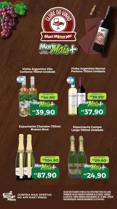 Mart Minas ofertas Clube do Vinho - Pré-Visualização do folheto da loja Mart Minas, válido de 02.04.2026