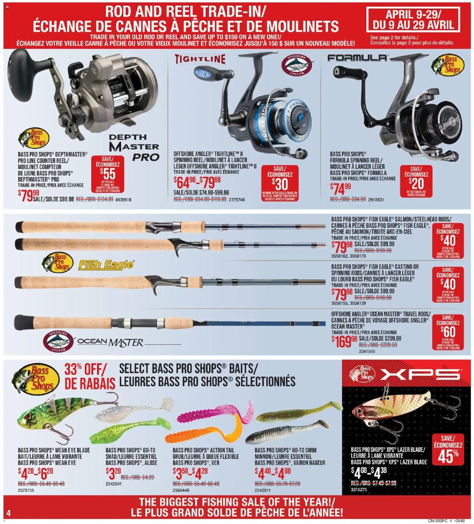 Cabelas flyer valid from 09.04.2026 | Page: 4 | Products: Fish