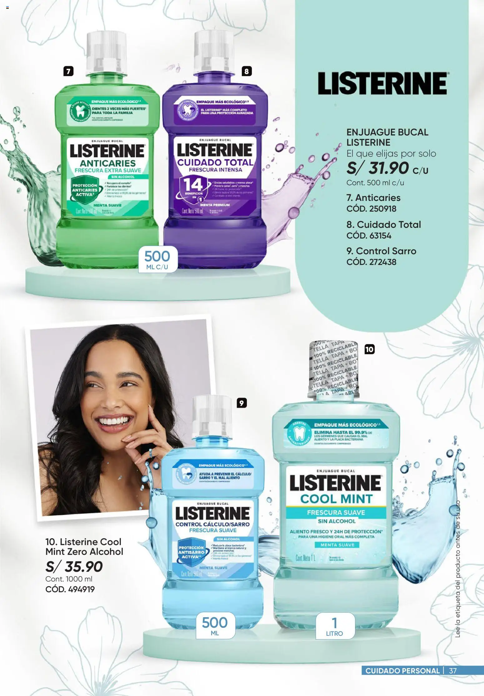 Catálogo Azzorti válido desde 24.11.2025 | Página: 37 | Productos: Enjuague bucal, Empaque