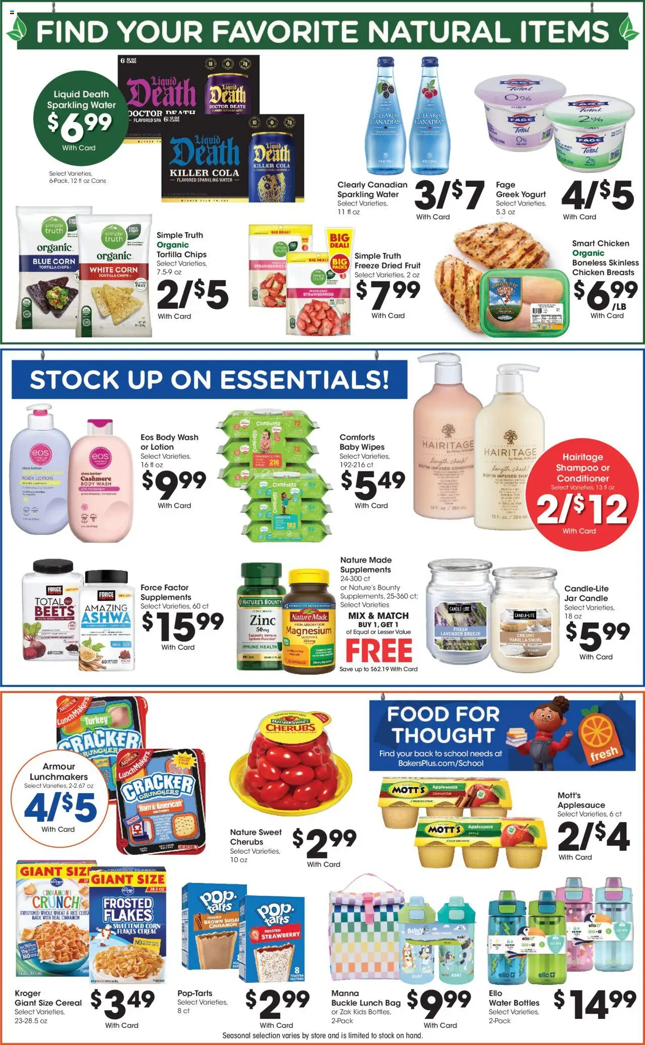 Baker's Weekly Ad - NE - valid from 30.07.2025 | Page: 8 | Products: Biotin, Shampoo, Strawberries, Sugar