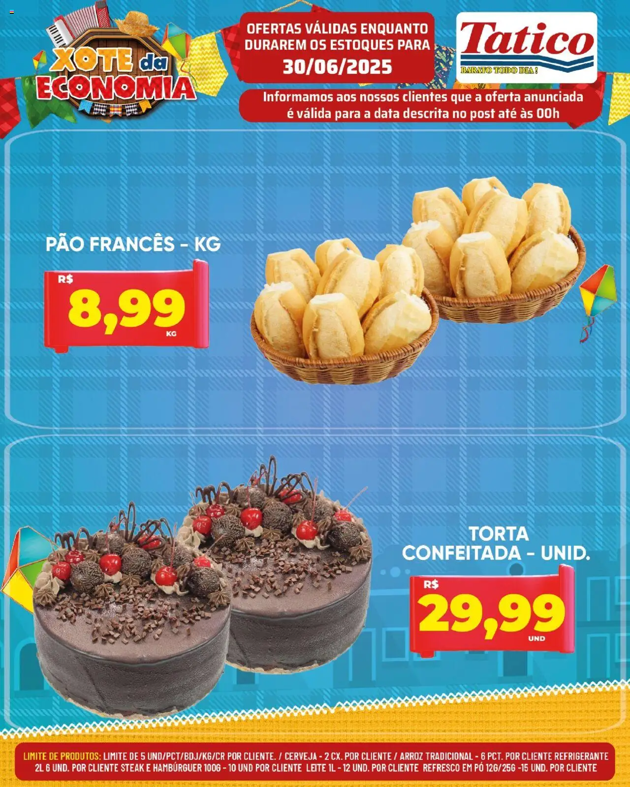 Tatico Folheto - válido de 30.06.2025 | Página: 12 | Produtos: Refresco, Hambúrguer, Refrigerante, Pão francês