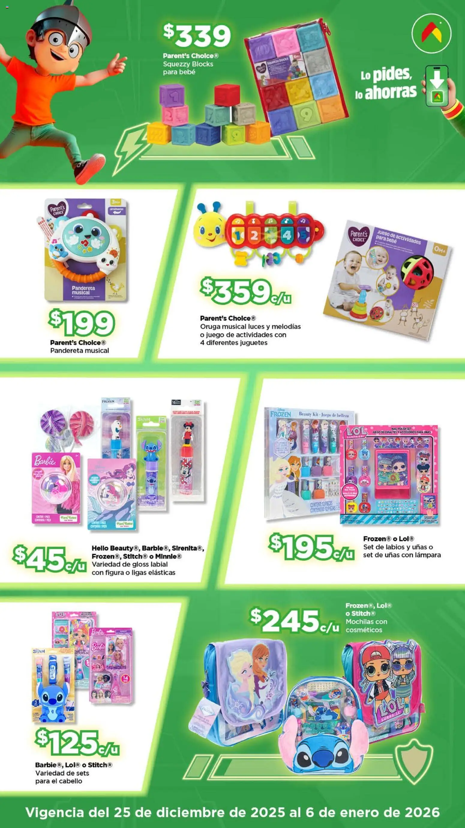 Nuevas ofertas de Bodega Aurrerá válidas en toda la República Mexicana desde el 25.12.2025. ¡Encuentra las mejores ofertas en Bodega Aurrerá folleto Juguetirama! | Página: 6 | Productos: Juego, Lámpara