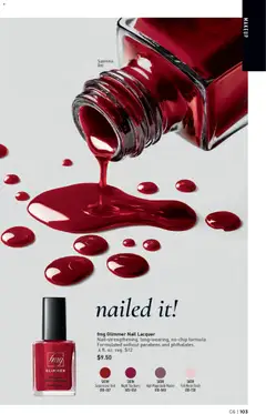 Preview of Avon weekly ads valid from 11.03.2026 | Page: 103 | Products: Nail