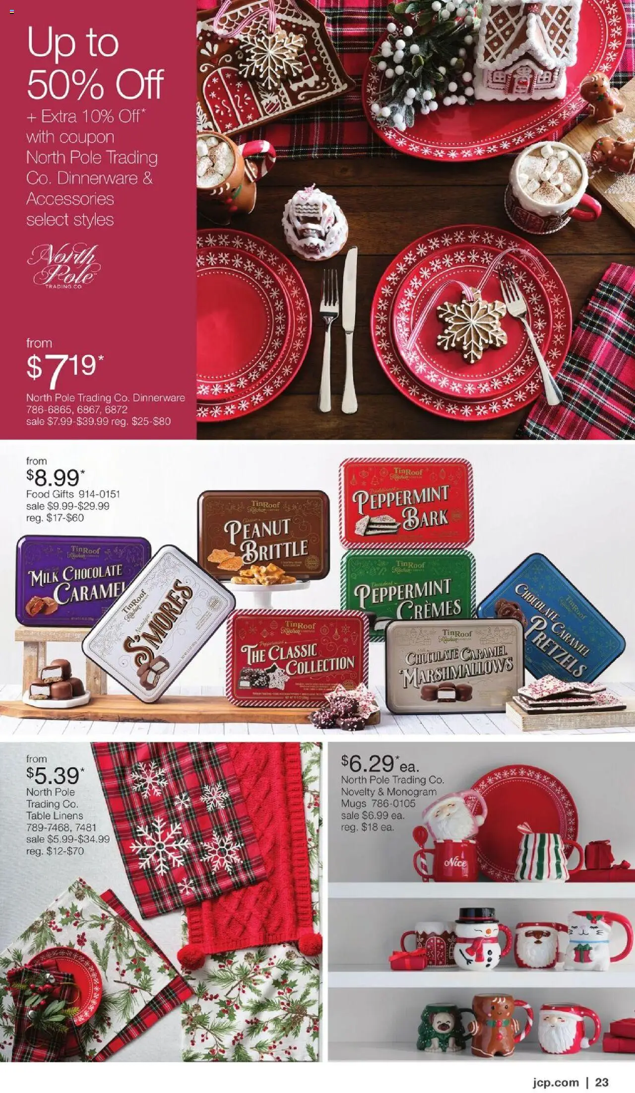JCPenney Semi-Annual Home Sale - valid from 06.10.2025 | Page: 22 | Products: Peppermint, Table, Milk, Chocolate