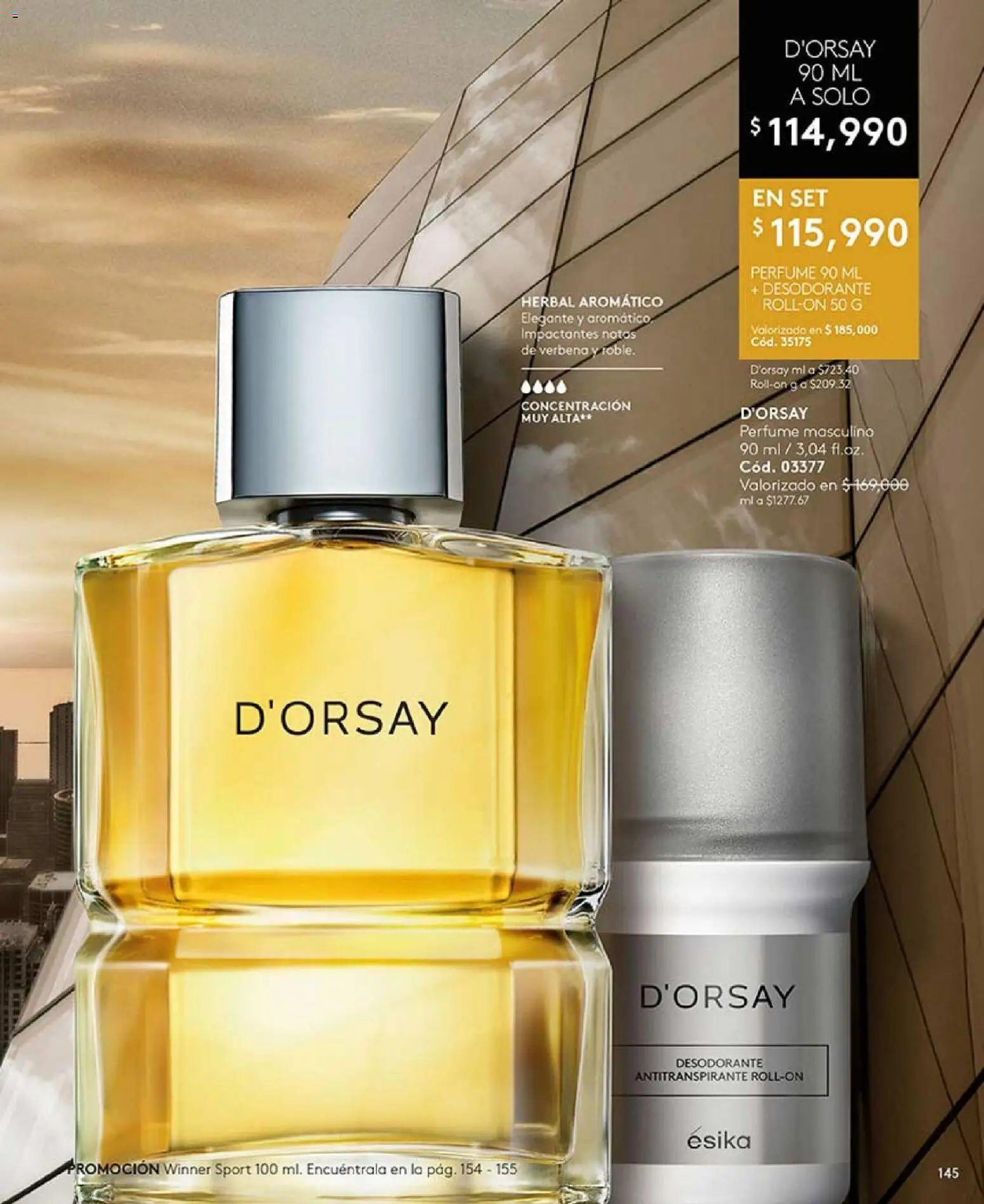 Ésika revista - valida desde el 20.02.2026 | Página: 145 | Productos: Perfume, Desodorante, Antitranspirante