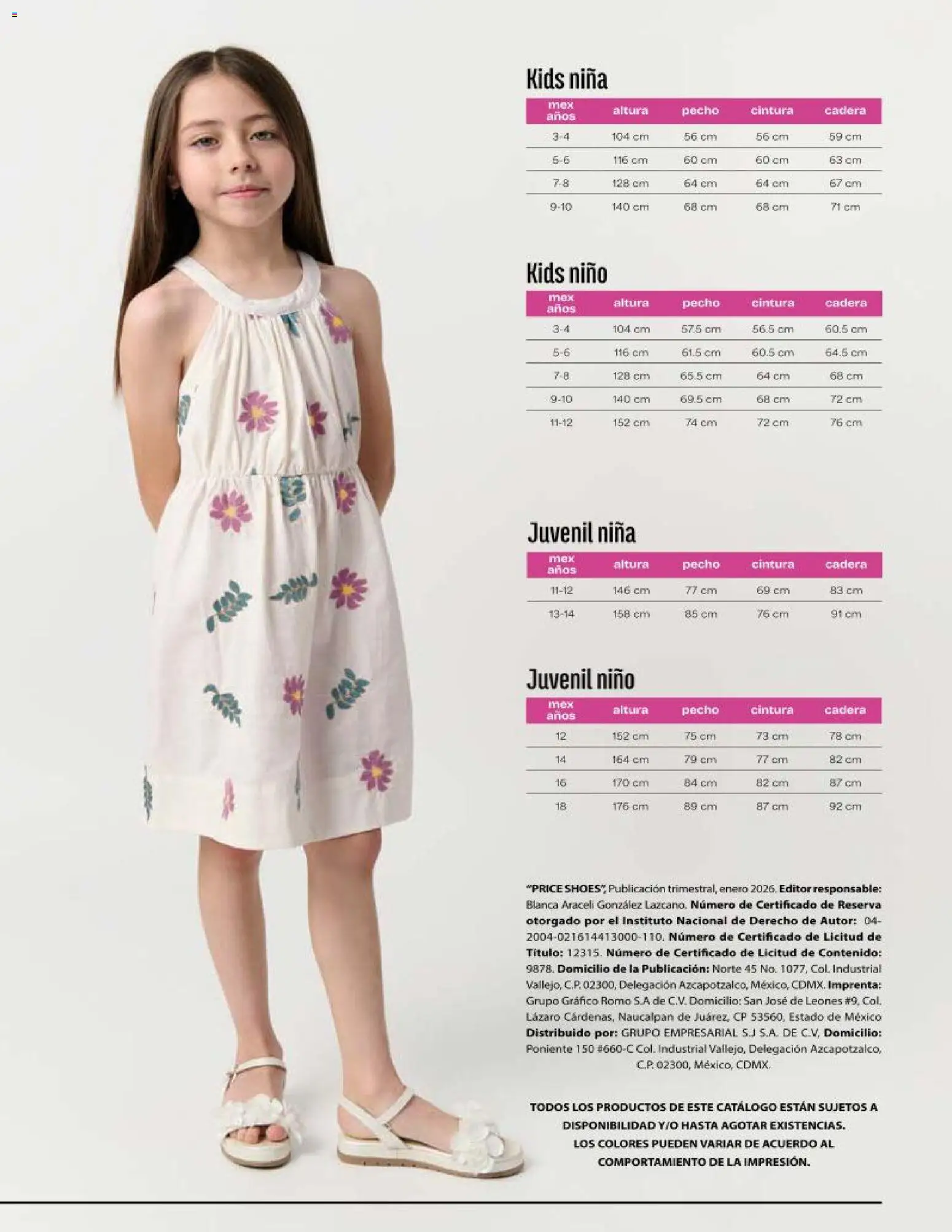 Nuevas ofertas de Price Shoes válidas en toda la República Mexicana desde el 01.04.2026. ¡Encuentra las mejores ofertas en Price Shoes catálogo Kids! | Página: 81