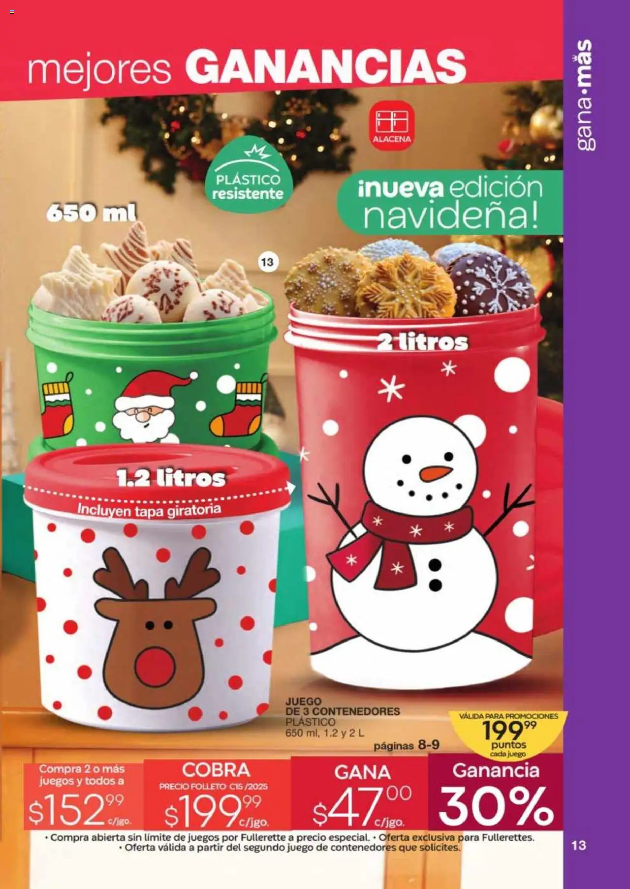 Nuevas ofertas de Fuller válidas en toda la República Mexicana desde el 29.10.2025. ¡Encuentra las mejores ofertas en Fuller - Revista Gana Más C15! | Página: 13 | Productos: Juego, Alacena