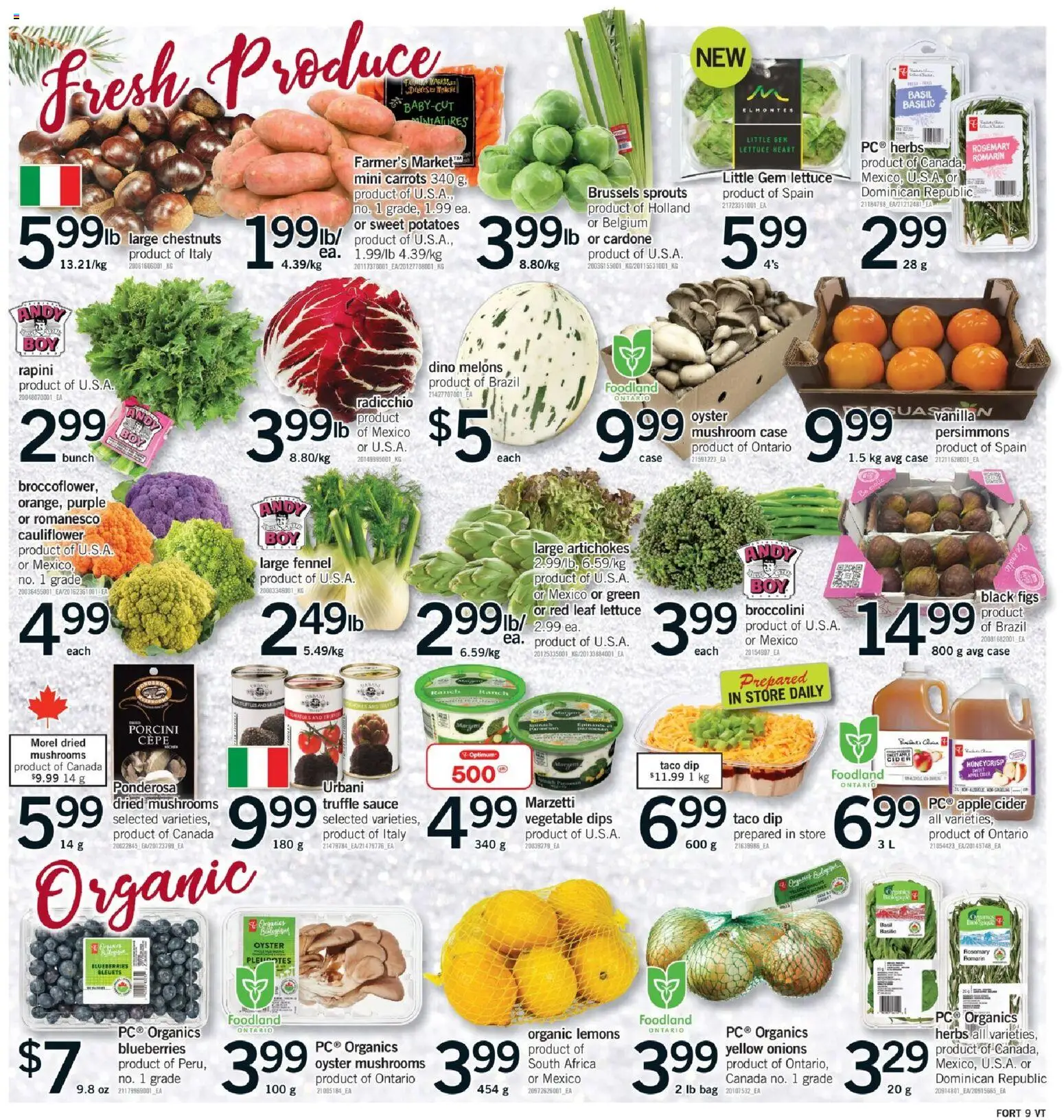 Fortinos flyer valid from 11.12.2025 | Page: 10 | Products: Potatoes, Case, Bag