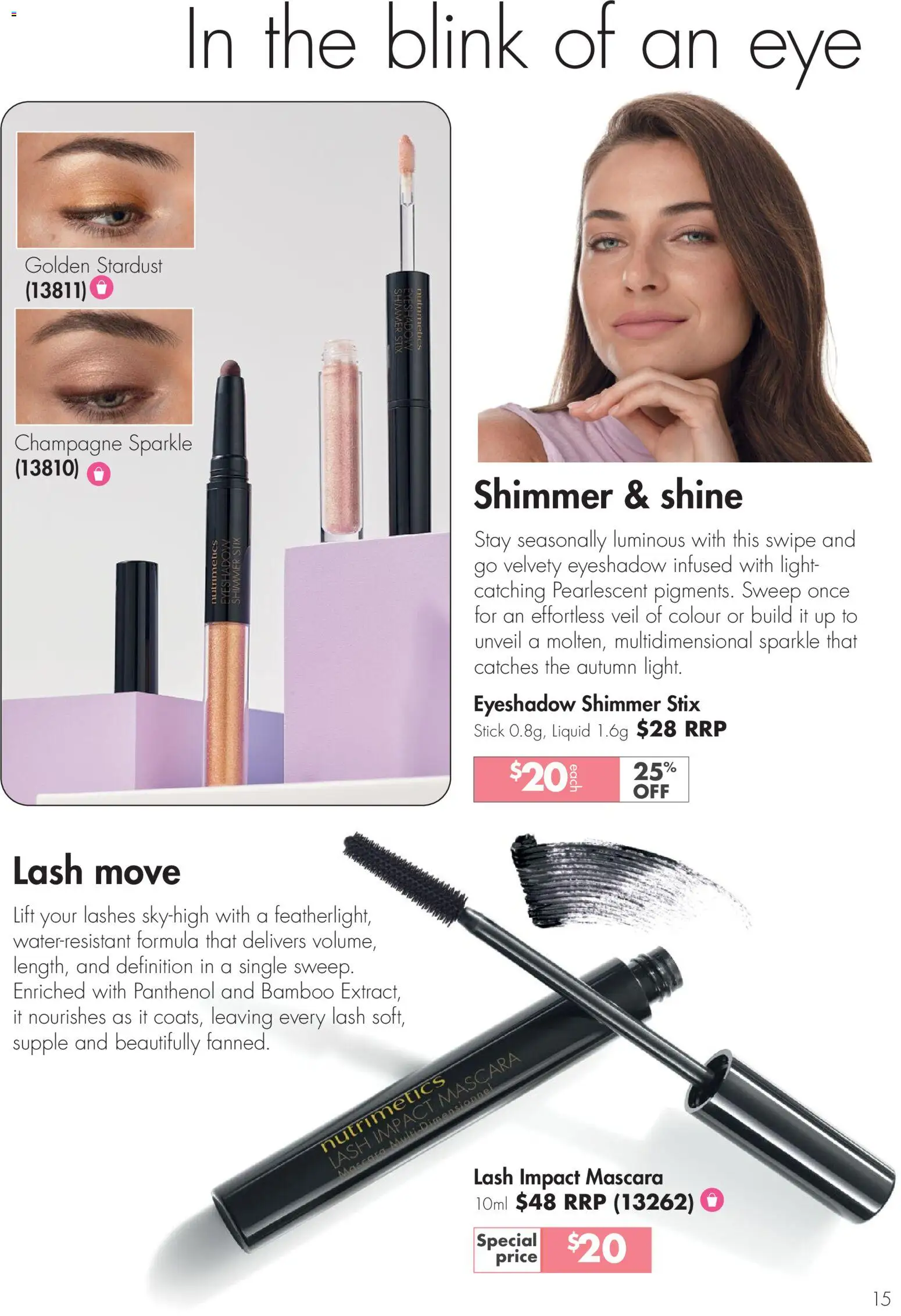 Nutrimetics catalogue - valid from 26.02.2026 | Page: 15 | Products: Light, Mascara