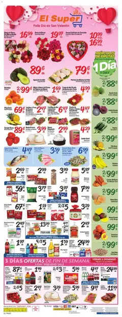 Preview of El Super weekly ads valid from 11.02.2026