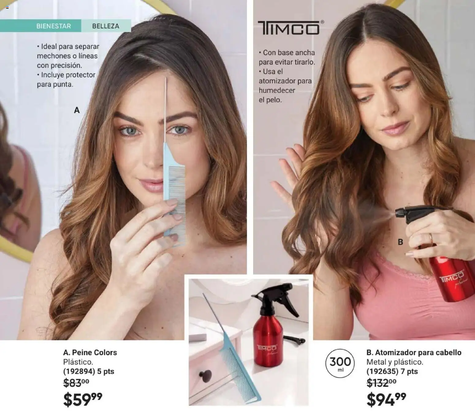 Nuevas ofertas de AVON válidas en toda la República Mexicana desde el 30.01.2026. ¡Encuentra las mejores ofertas en AVON Casa & Estilo 3 2026! | Página: 118 | Productos: Peine