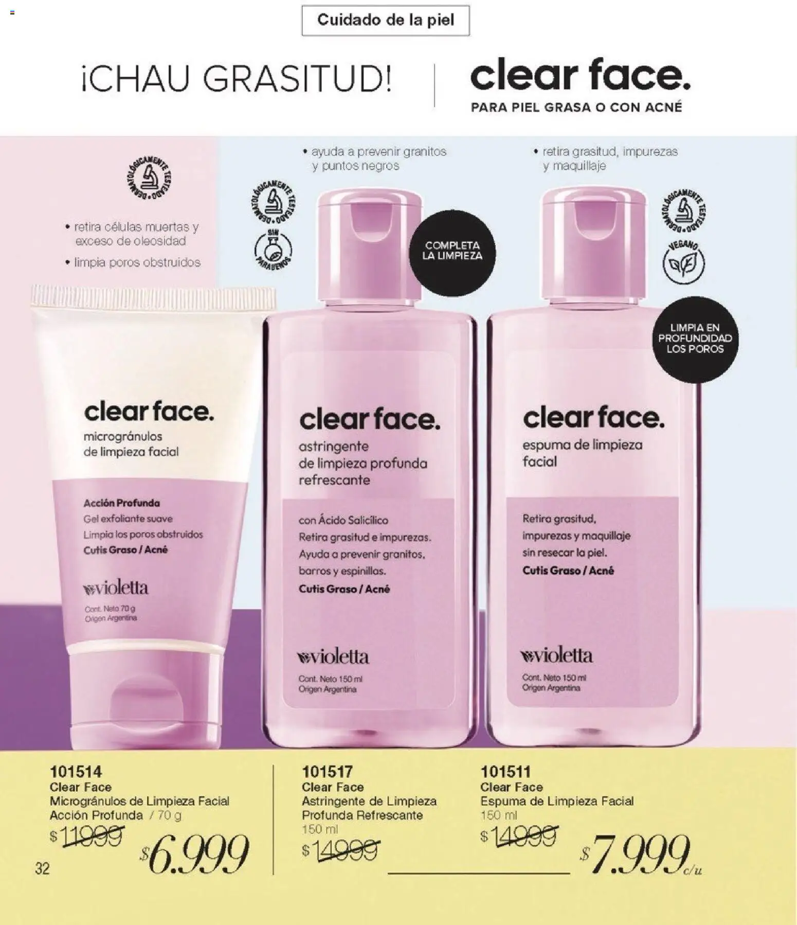 Violetta catálogo │ válido desde el 01.01.2026 | Página: 32 | Productos: Maquillaje, Espuma