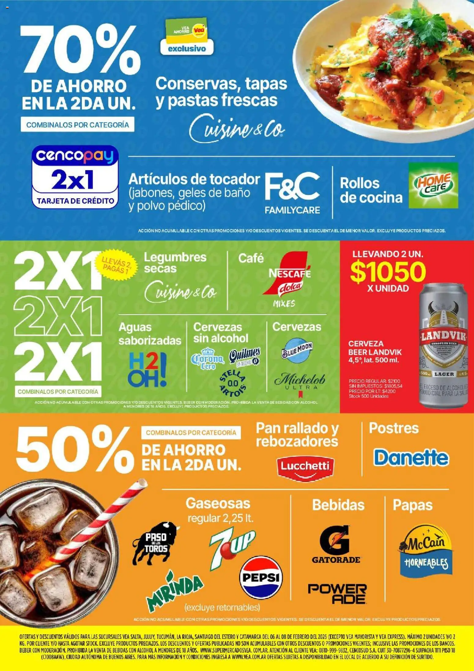 Vea - Oferta fin de semana │ válido desde el 13.02.2026 | Página: 7 | Productos: Cocina, Baño, Pan, Café