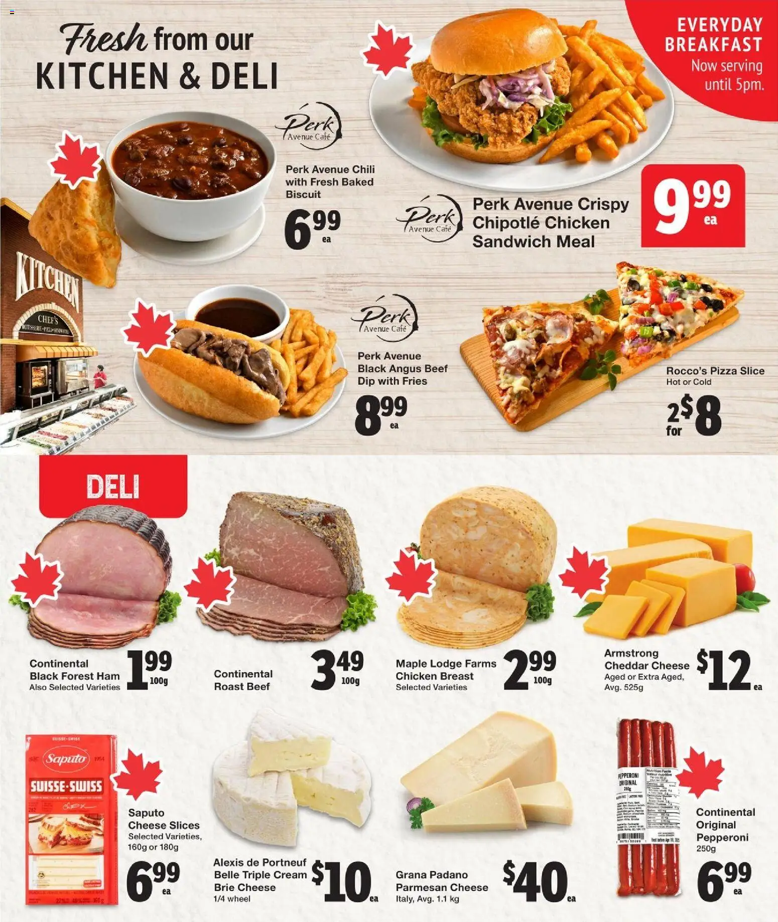 Quality Foods flyer valid from 06.11.2025 | Page: 5 | Products: Cheese, Ham, Pizza, Chicken