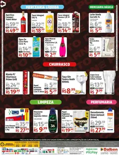 Supermercado Dalben Folheto - válido de 30.07.2025 | Página: 4 | Produtos: Leite, Gin, Dove, Amaciante