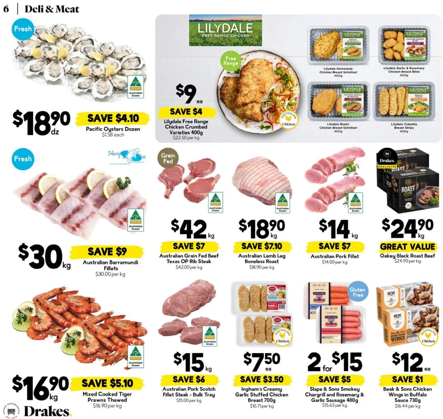 Drakes catalogue - valid from 18.03.2026 | Page: 6 | Products: Chicken, Lamb, Beef, Meat