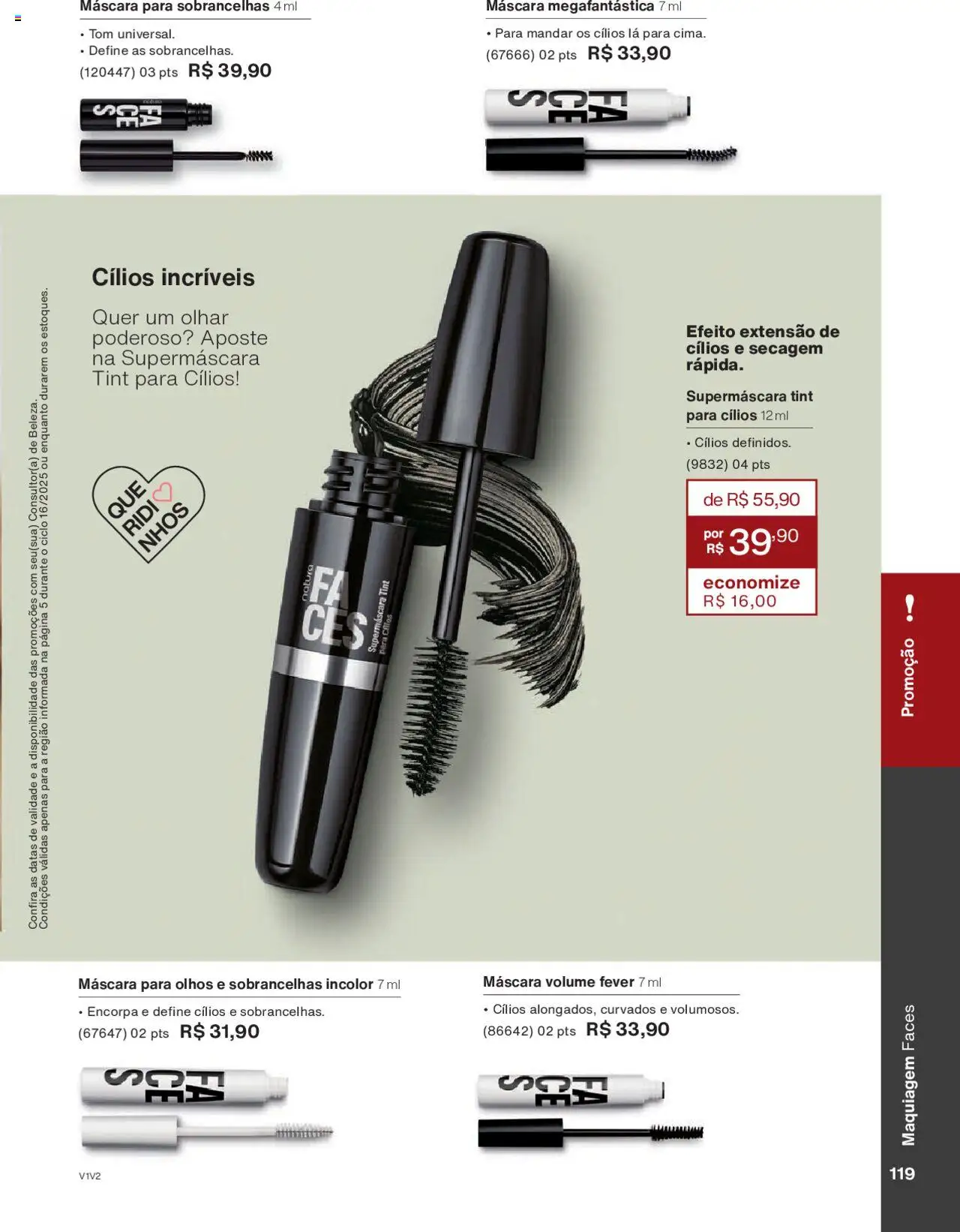 Natura Folheto - válido de 01.10.2025 | Página: 119 | Produtos: Maquiagem