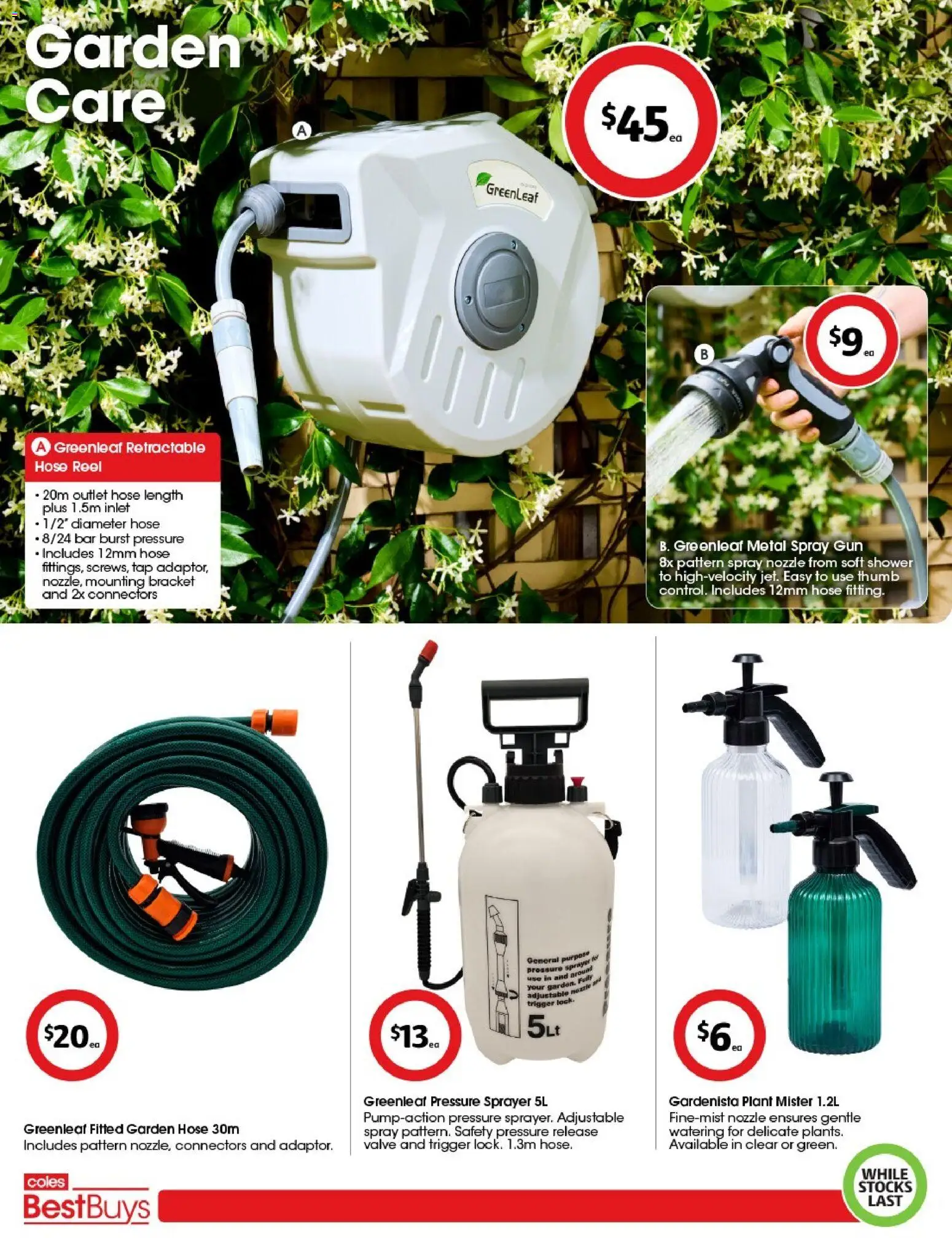 Coles catalogue - valid from 02.01.2026 | Page: 2 | Products: Shower, Garden hose, Plant, Tap