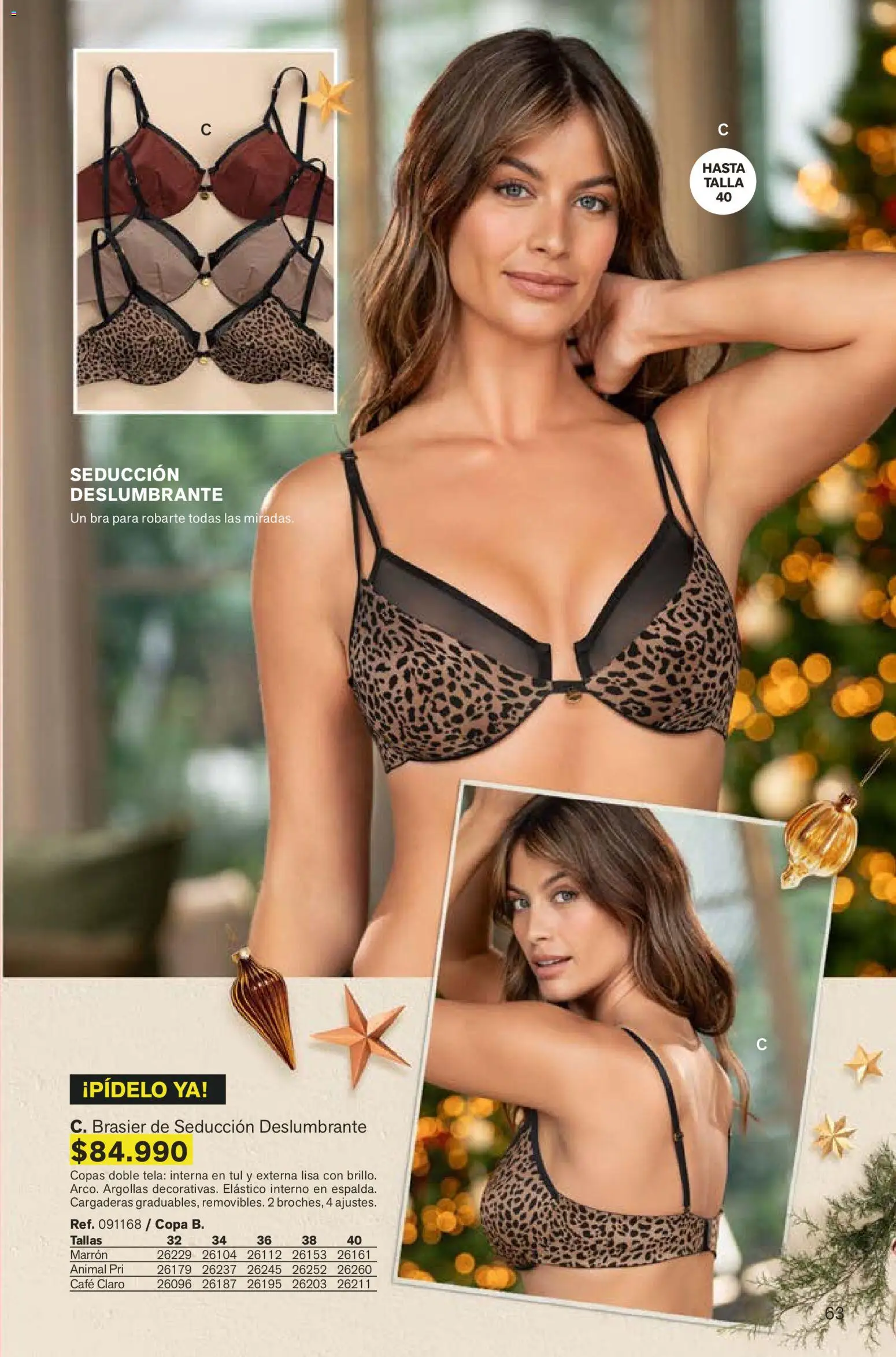 Leonisa revista - valida desde el 07.12.2025 | Página: 63 | Productos: Brasier, Café