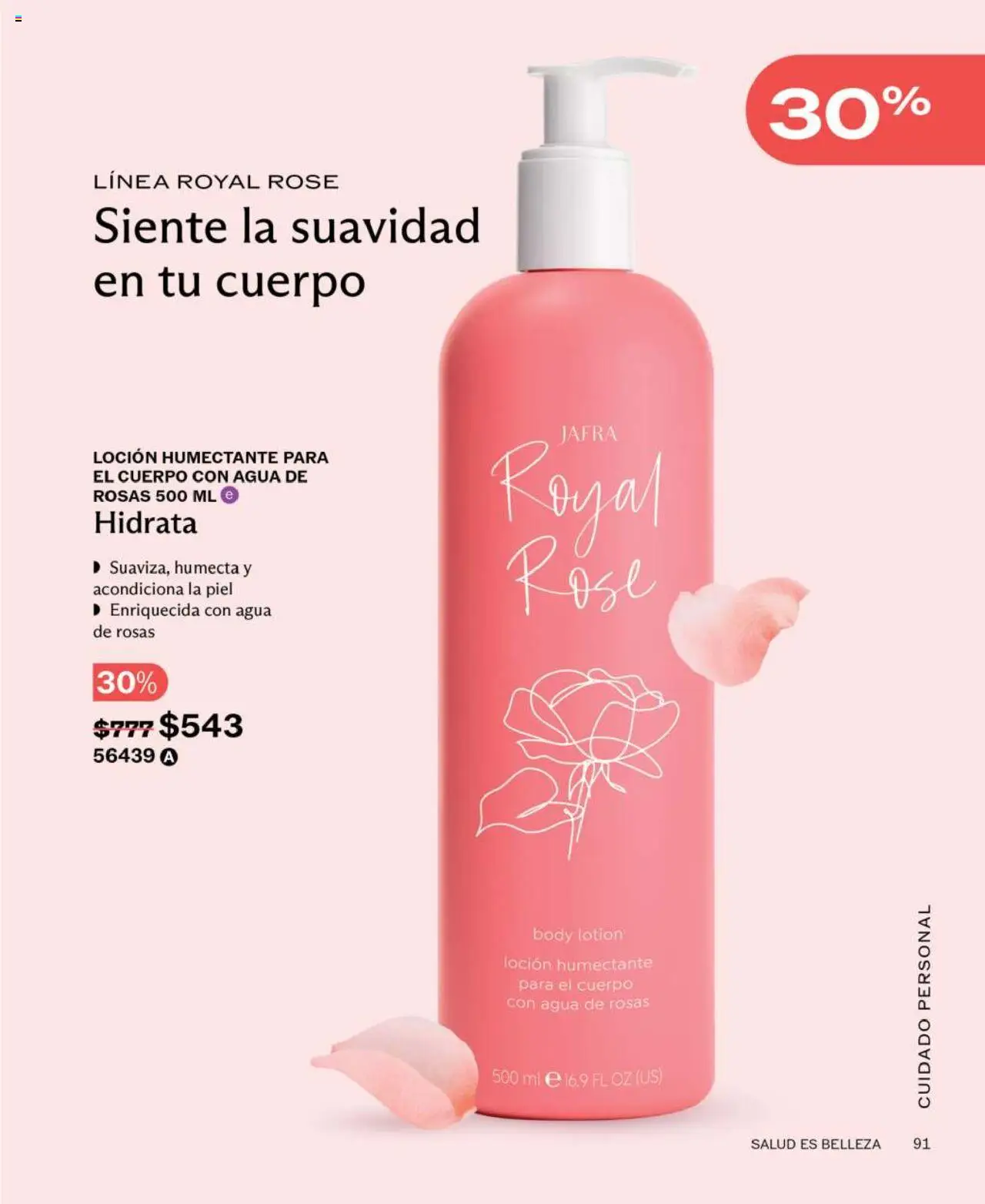 Nuevas ofertas de JAFRA válidas en toda la República Mexicana desde el 01.06.2025. ¡Encuentra las mejores ofertas en JAFRA catálogo! | Página: 91 | Productos: Agua, Loción, Body