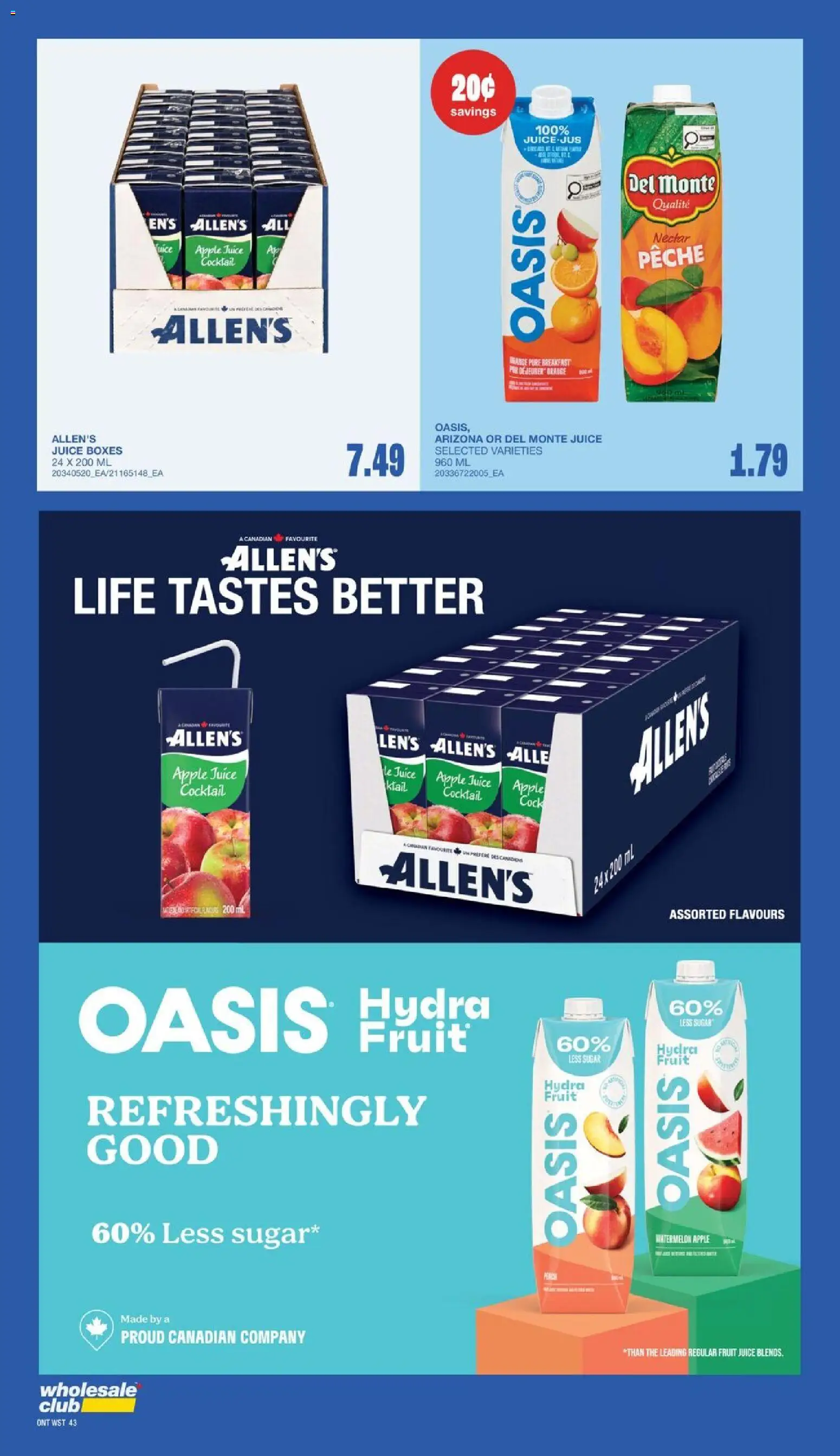 Wholesale Club flyer valid from 19.02.2026 | Page: 46 | Products: Juice