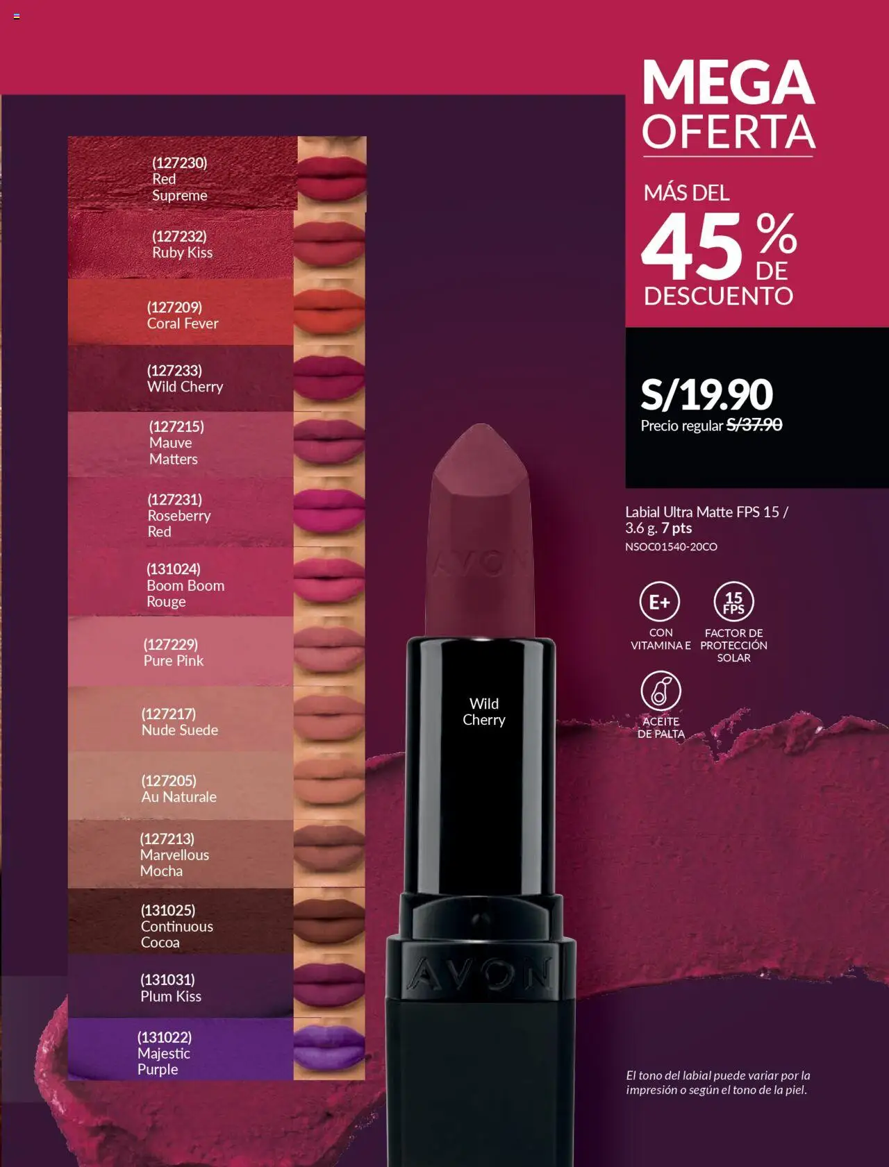Catálogo Avon válido desde 11.08.2025 | Página: 34 | Productos: Aceite