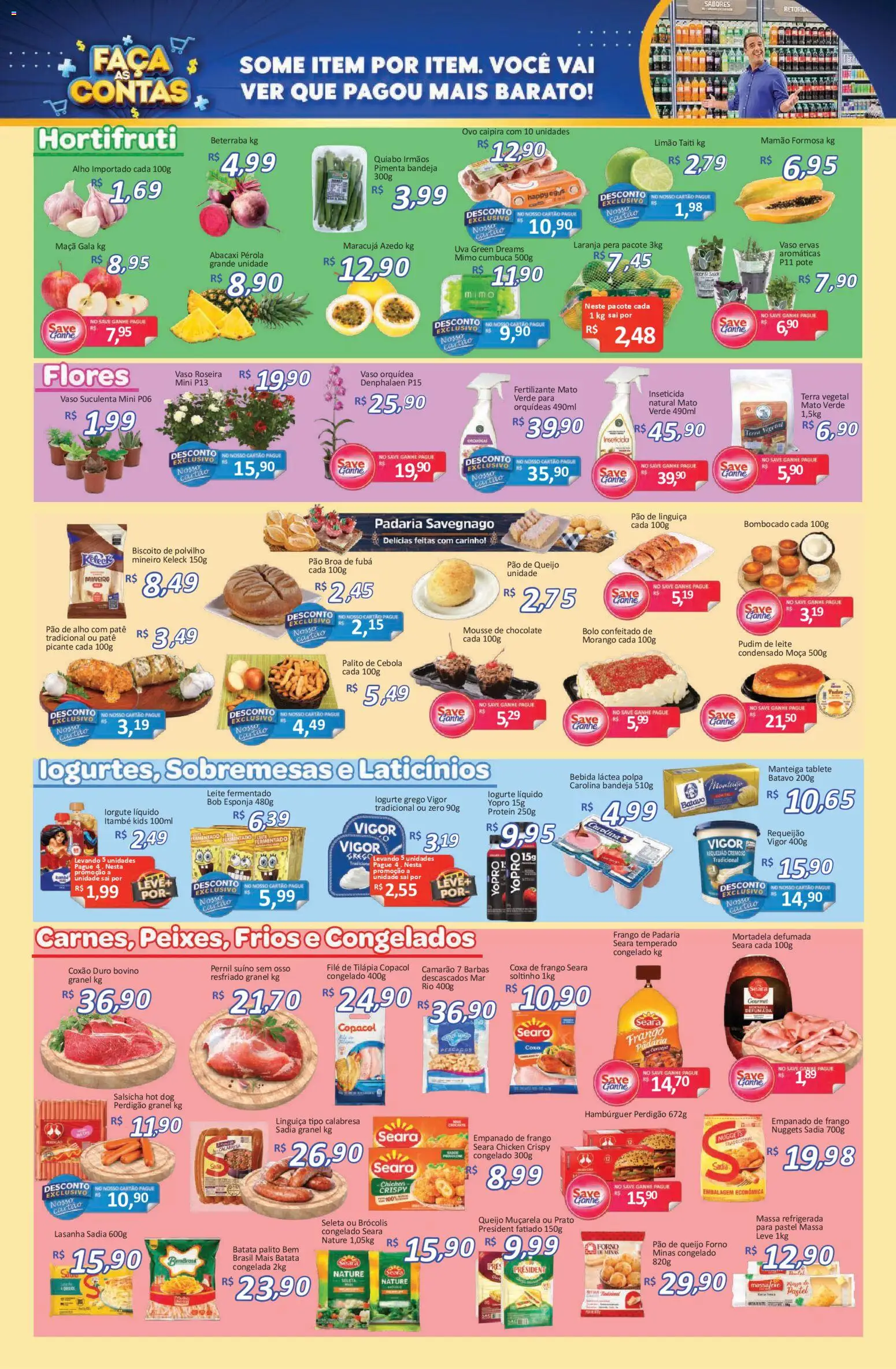 Savegnago Folheto - válido de 12.03.2026 | Página: 2 | Produtos: Esponja, Queijo, Frango, Requeijão