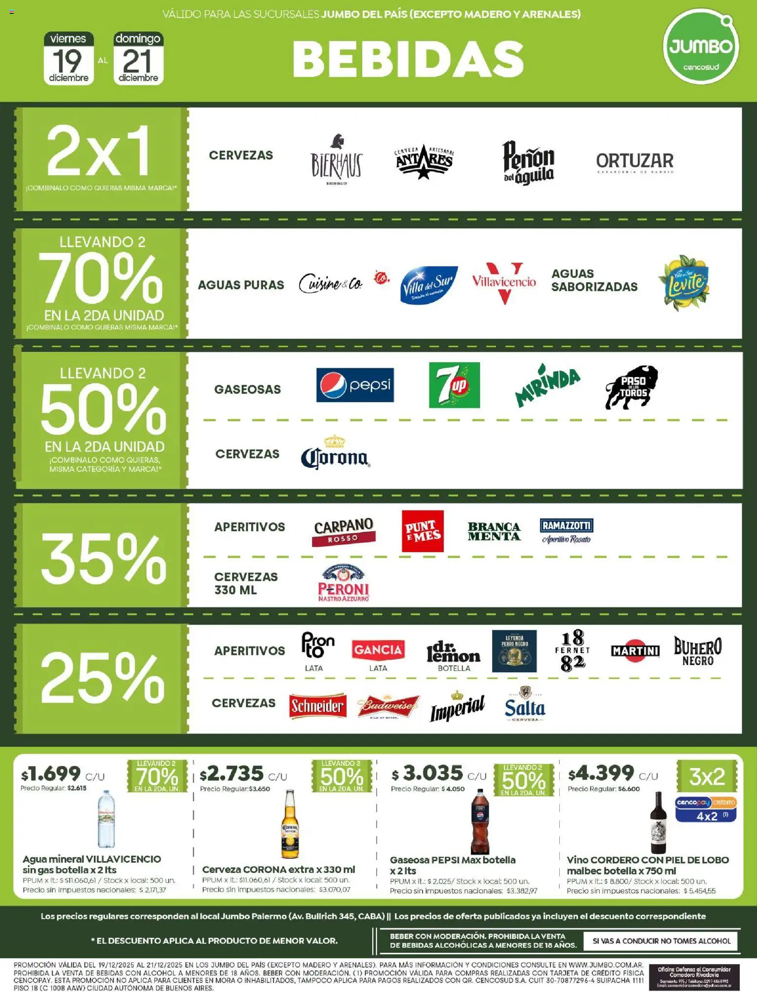 Jumbo - Ofertas | Córdoba │ válido desde el 19.12.2025 | Página: 5 | Productos: Teléfono, Botella, Fernet, Cerveza